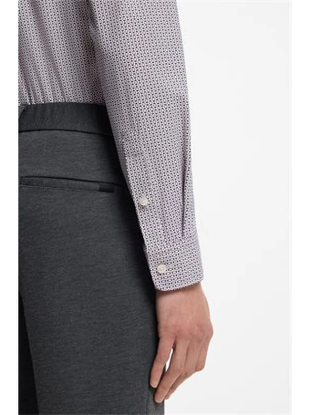 Chemise Slim Jersey Stretch Imprimé Performant