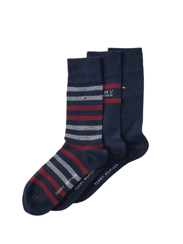 Sock 3P Giftbox Stripe