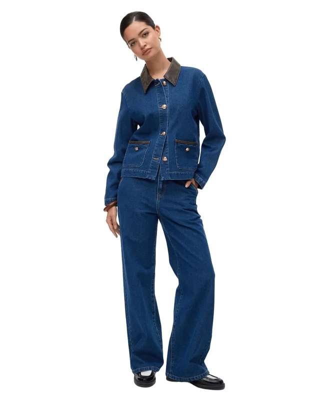 Margot Hr Wide But Color Jeans