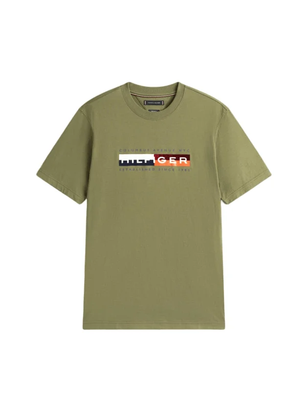 Colour Block Graphic Tee