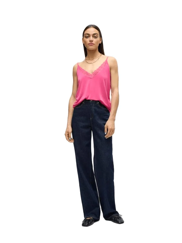 Vmimila Singlet V Neck Top