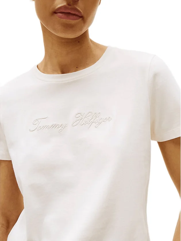 Lurex Script Reg C Nk Ss Tee