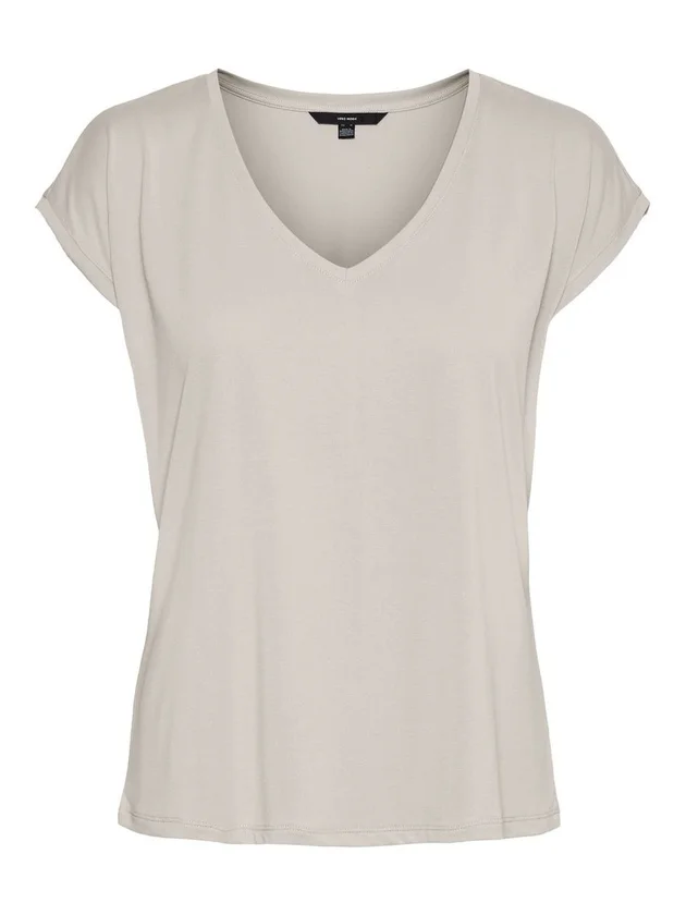 Vmfilli Ss V Neck Tee Noos