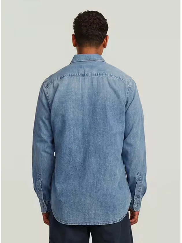 Marine Slim Shirt LS Dnm