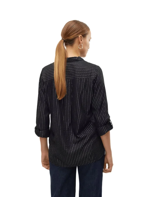 Bumpy LS Glitter Shirt Wvn Noos
