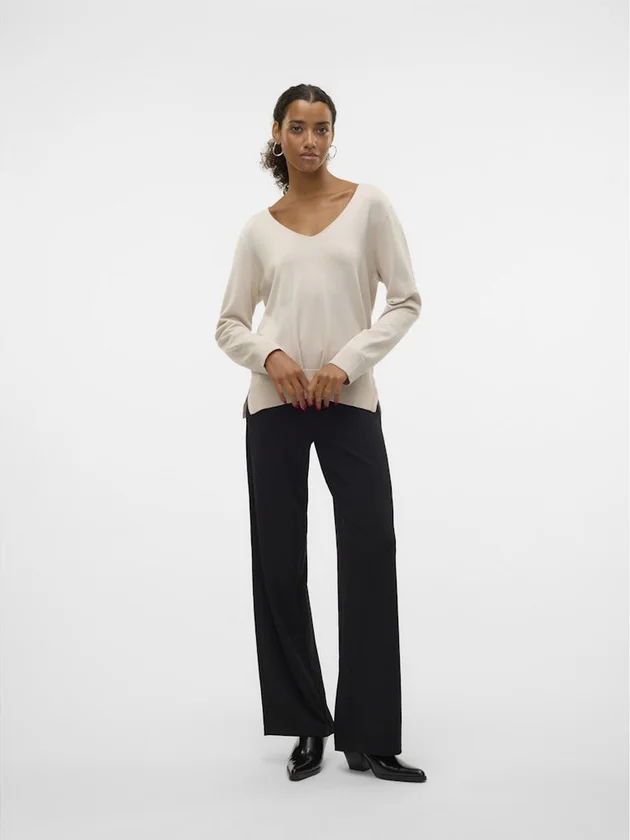 Silje LS V Neck Pullover Ga Noos