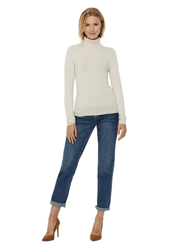 Glory Ls Rollneck Blouse Ga Noos
