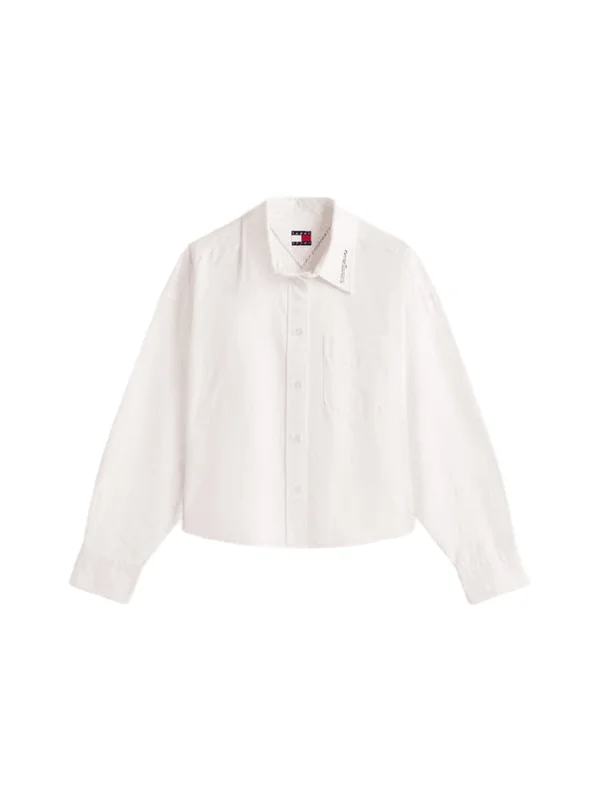 Ovs Crop Oxford Shirt