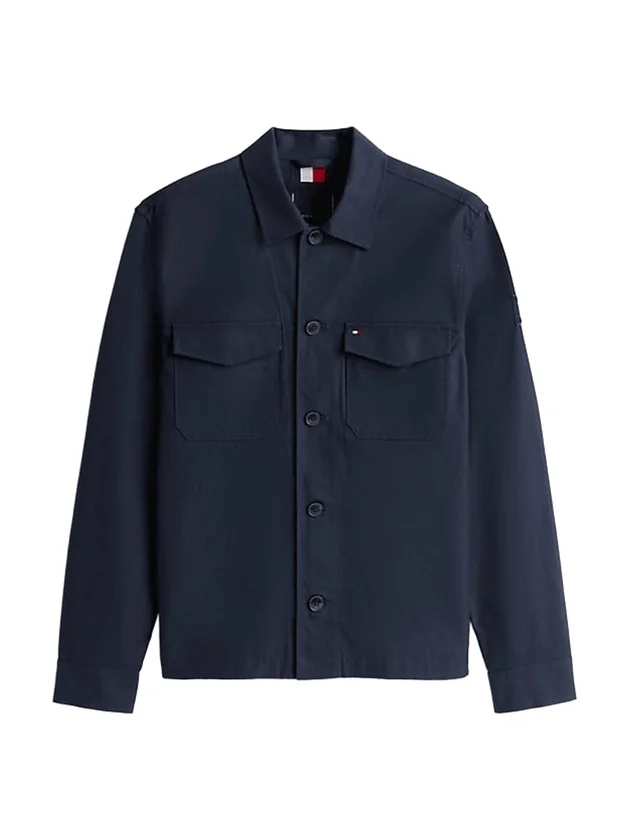 Cotton Nylon Shirt Jacket