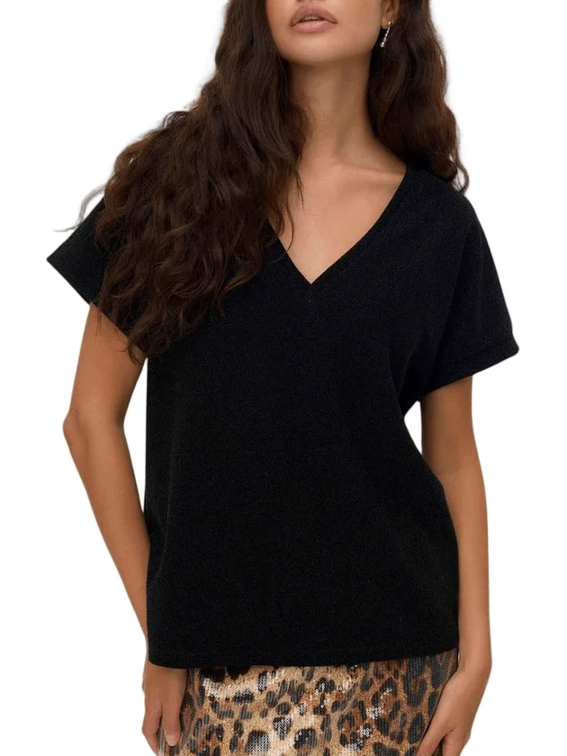 Hoxanne S S V Neck Top