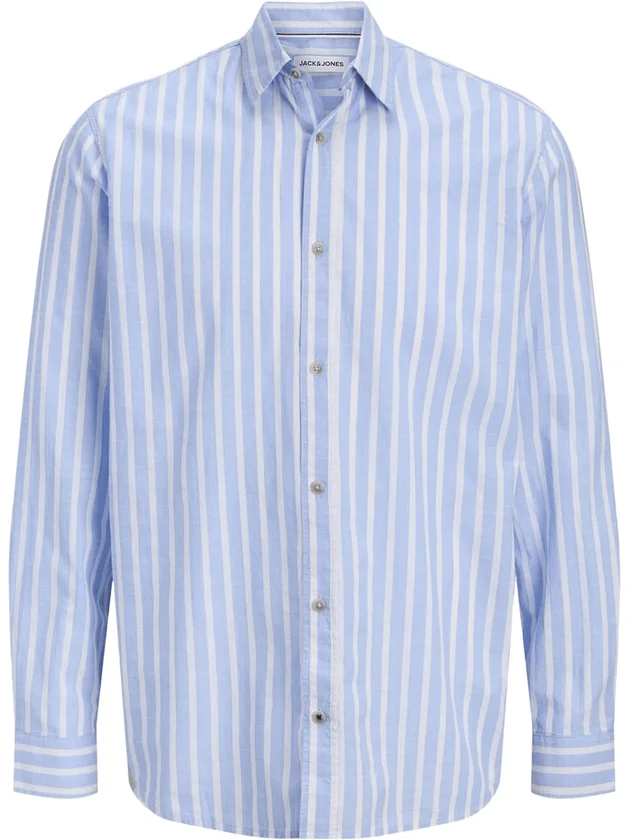 Jjhenry Mix Slub Shirt Ls