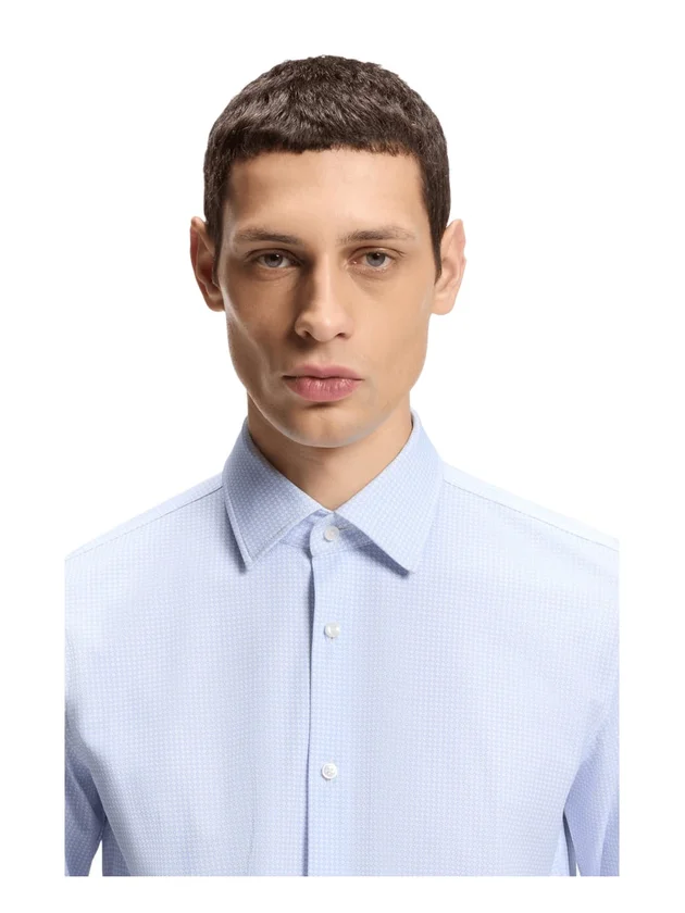 Chemise Business Jersey Super-Stretch Performance Slim Fit Col Kent