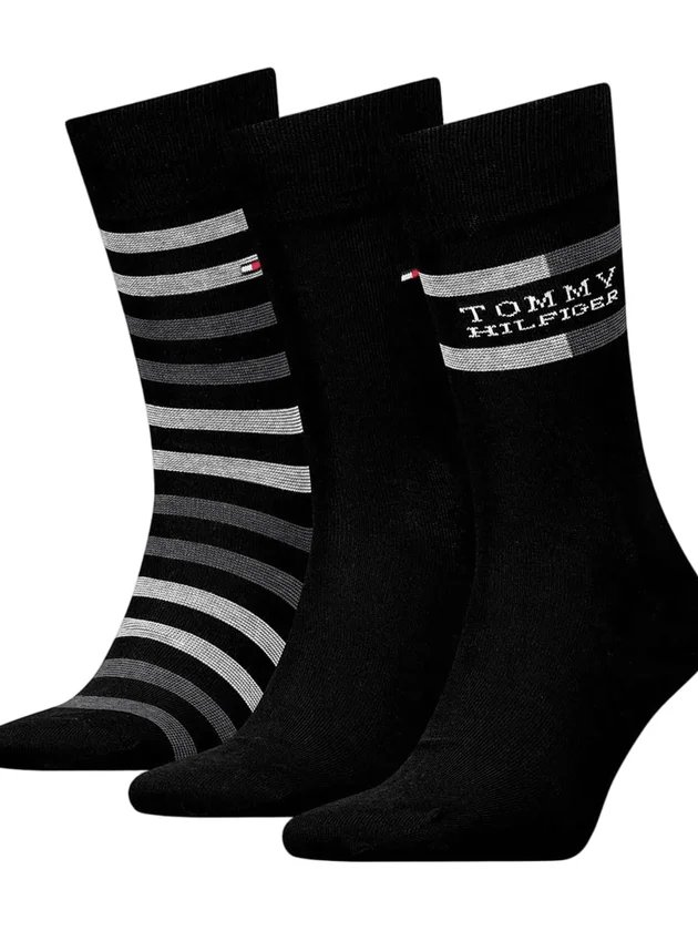 Sock 3P Giftbox Stripe