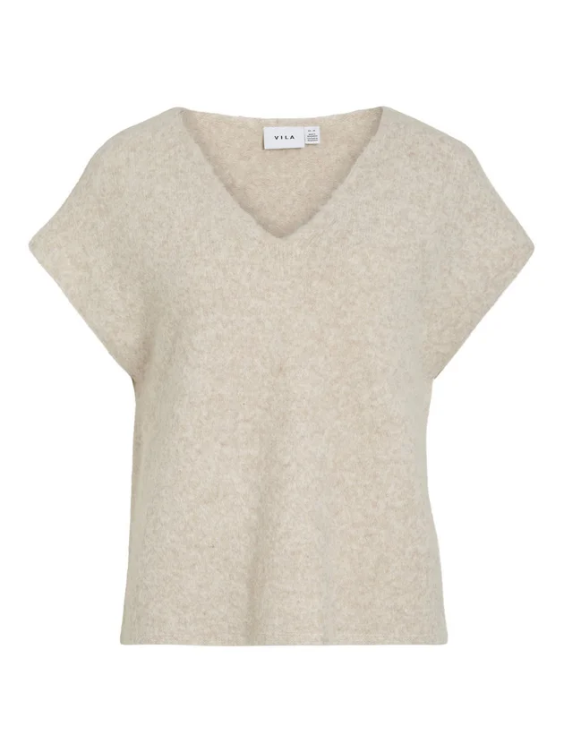 Vibenna Loose S S Knit Top