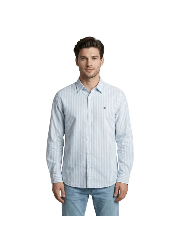 Rlx Seersucker Stripe Shirt