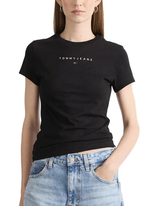 Slim Bling Linear Tee Ext