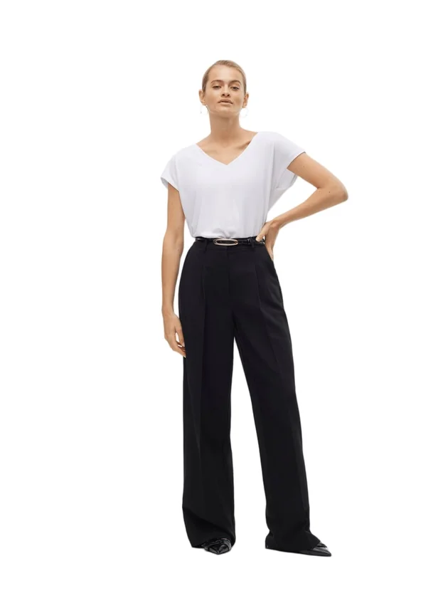 Vmfilli Ss V Neck Tee Noos