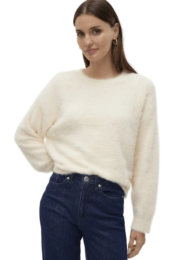 Malina LS O-Neck Boxy Pullover Boo