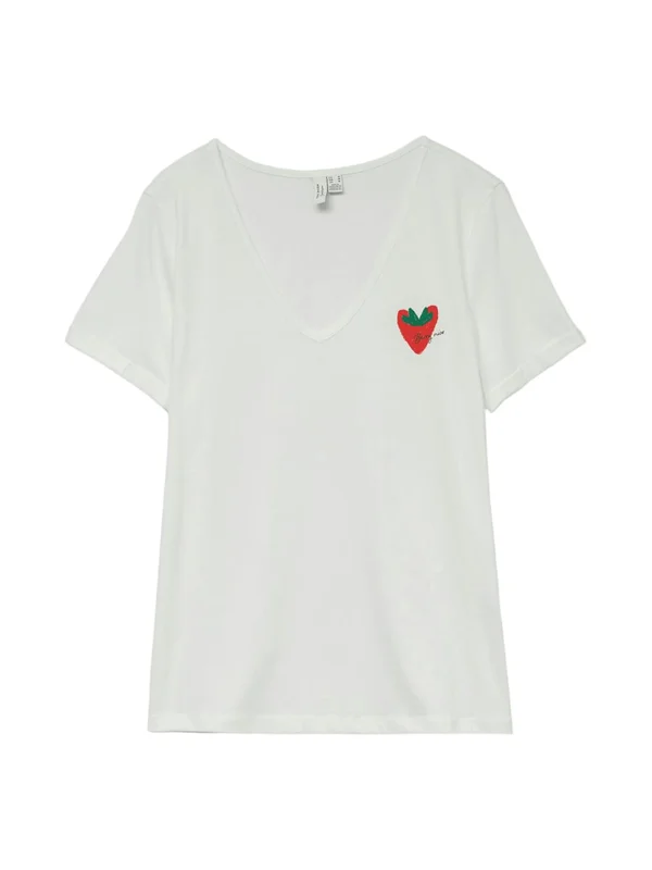 Vmbitona S S V Neck T Shirt Jrs Btq