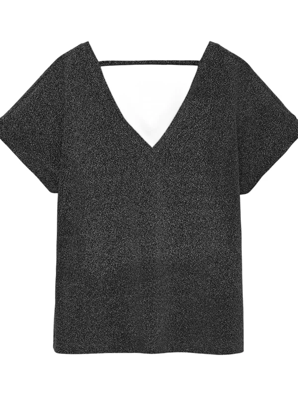 Hoxanne S S V Neck Top