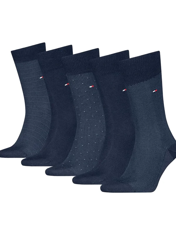 Sock 5P Giftbox Herringbone Dot