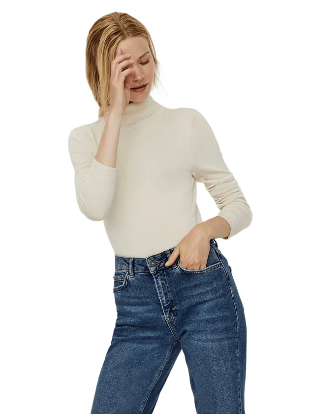 Glory Ls Rollneck Blouse Ga Noos