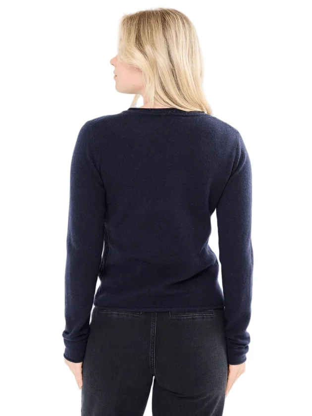 Soft Wool V Nk Sweat