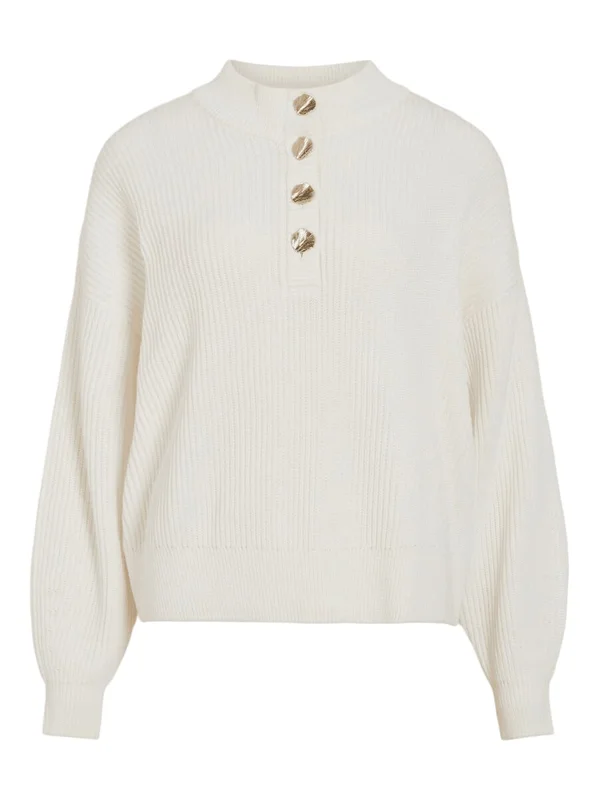 Viching Crew Neck L S Knit Top Noos