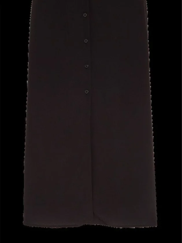 Long Chiffon Button