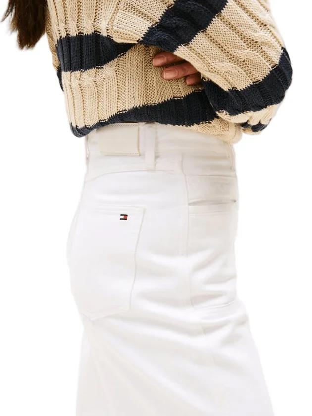 White Relaxed Straight HW