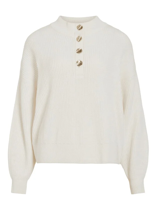 Viching Crew Neck L S Knit Top Noos