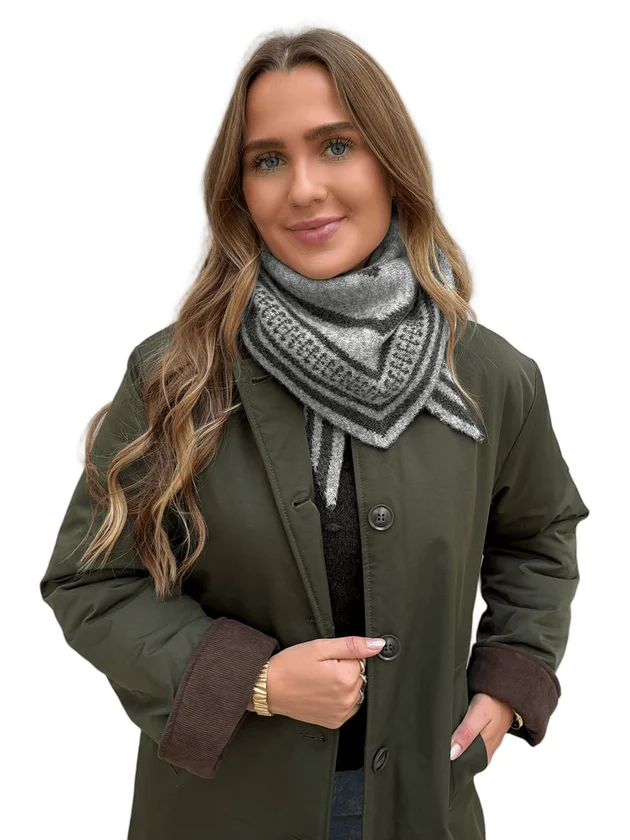 Vicallis Jacquard Knit Scarf