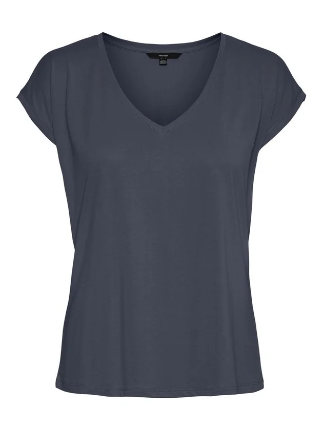 Vmfilli Ss V Neck Tee Noos