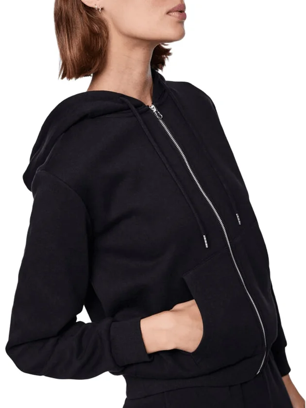 Pcchilli Ls Zip Hoodie Noos