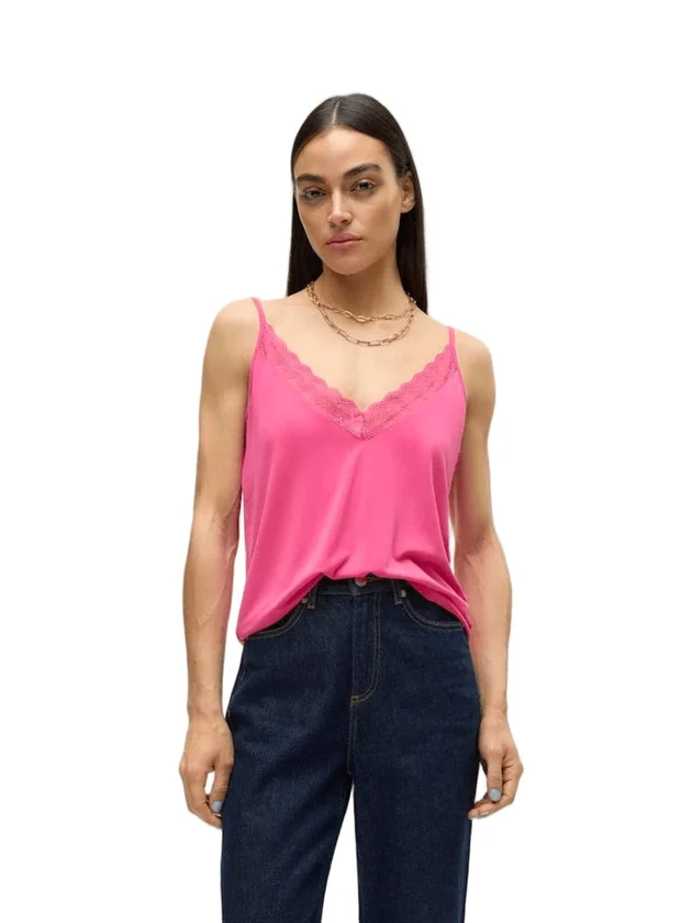 Vmimila Singlet V Neck Top