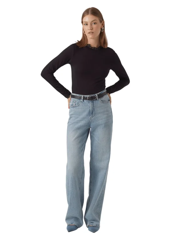 Vmrosa Ls Highneck Top Ga Noos