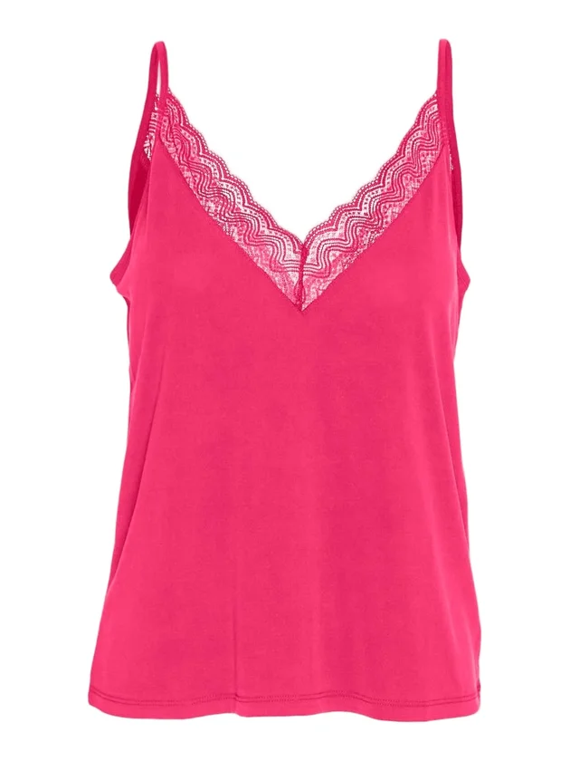 Vmimila Singlet V Neck Top