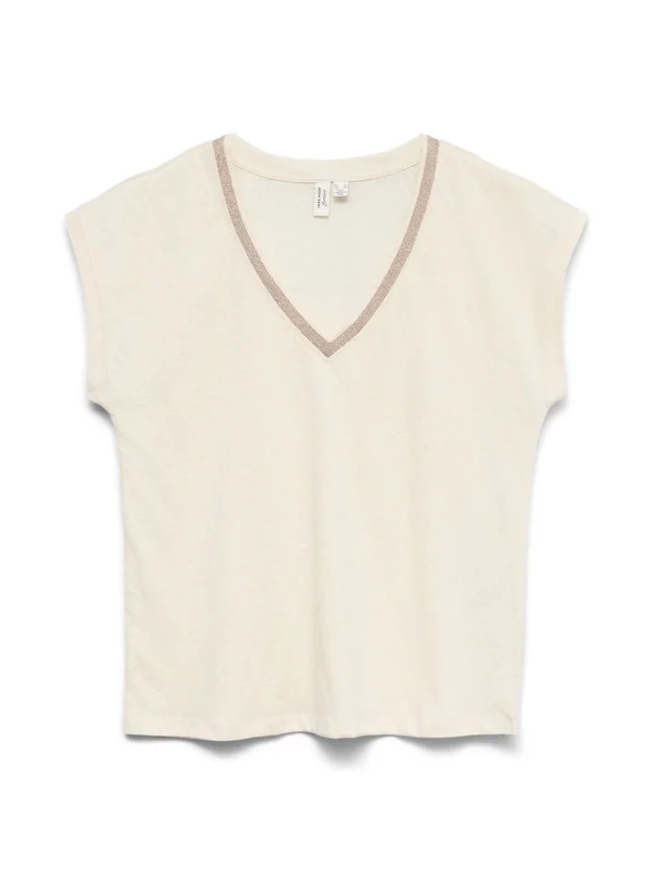 Vmilma S L V Neck Top Jrs Btq