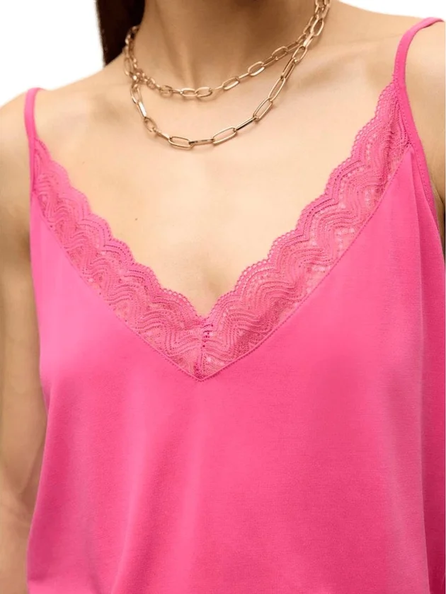 Vmimila Singlet V Neck Top