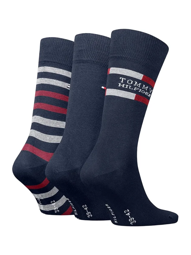 Sock 3P Giftbox Stripe