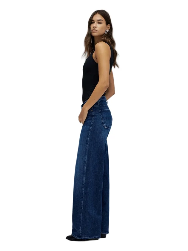 Jeans Low Rise Dark Wash