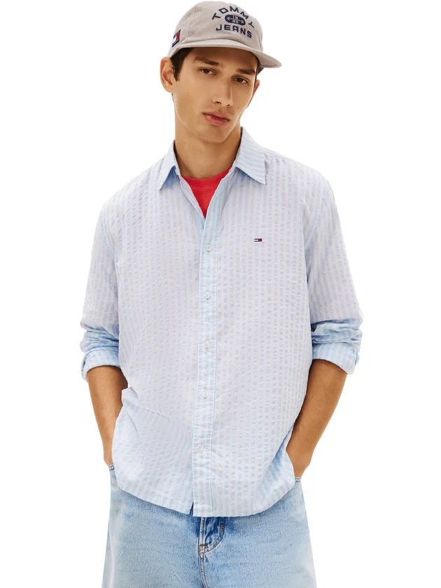 Rlx Seersucker Stripe Shirt