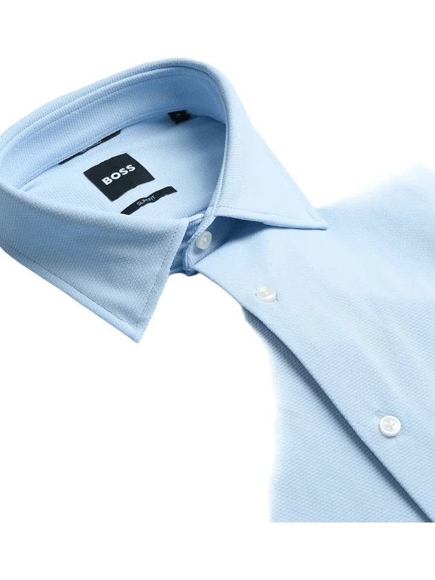 Chemise Slim Jersey Stretch Structuré