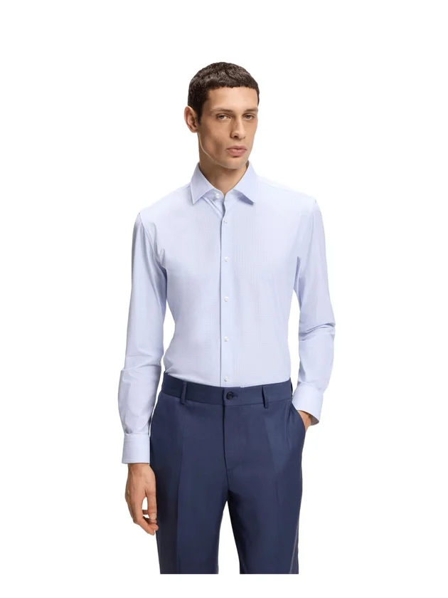 Chemise Business Jersey Super-Stretch Performance Slim Fit Col Kent