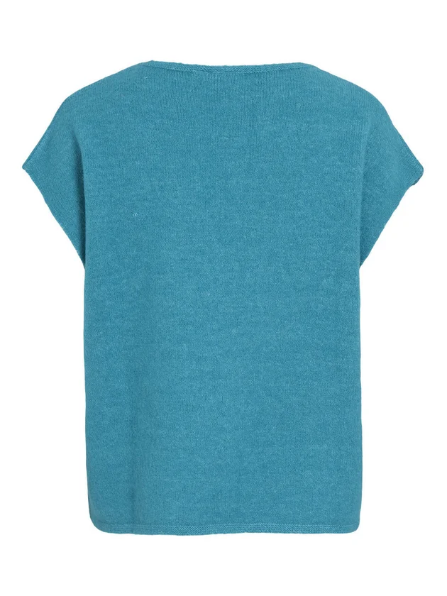 Vibenna Loose S S Knit Top