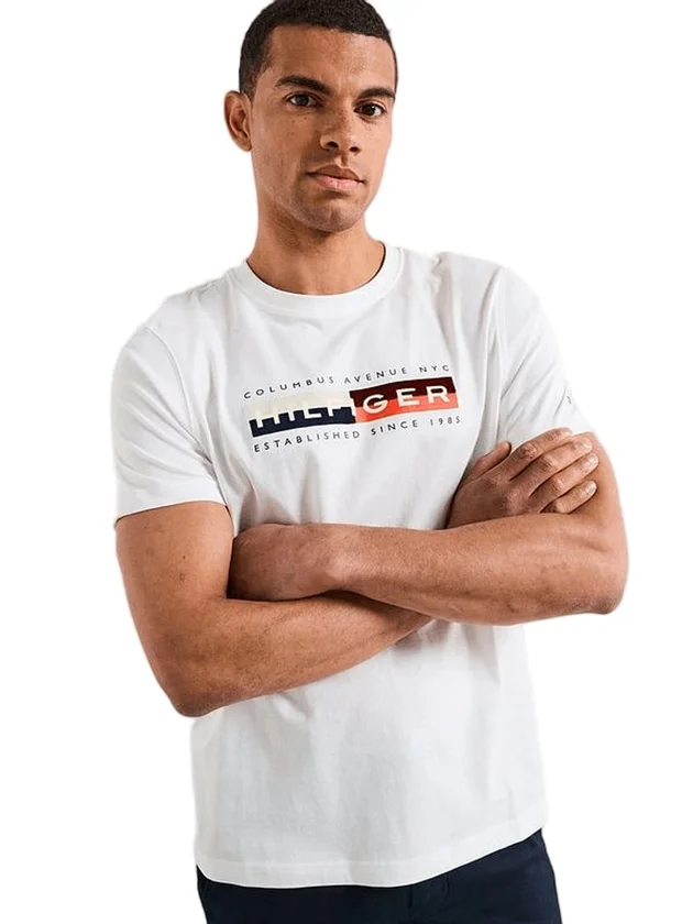 Colour Block Graphic Tee