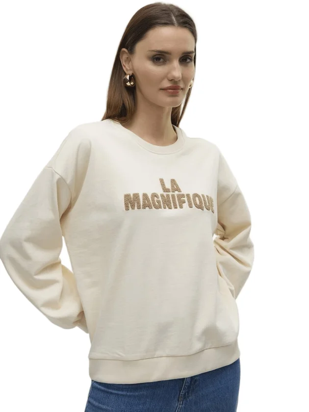 Clora L S O Neck Sweat