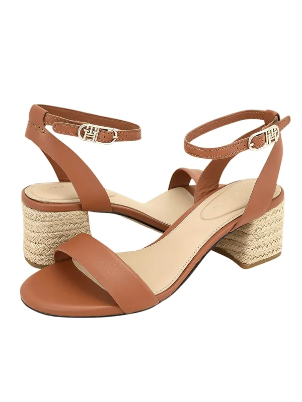 Leather Ankle Strap Espad Sandal