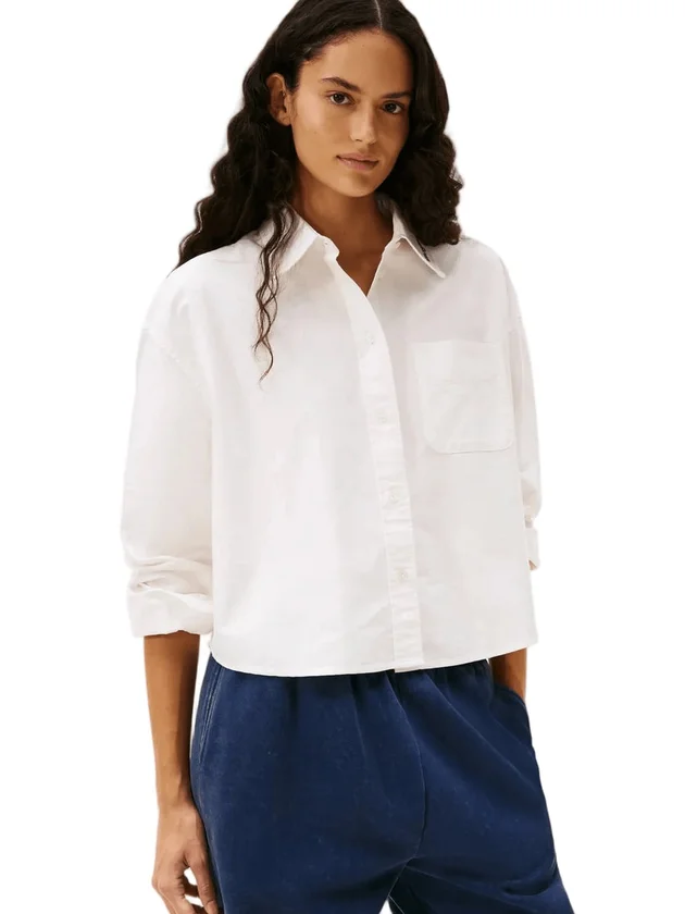 Ovs Crop Oxford Shirt