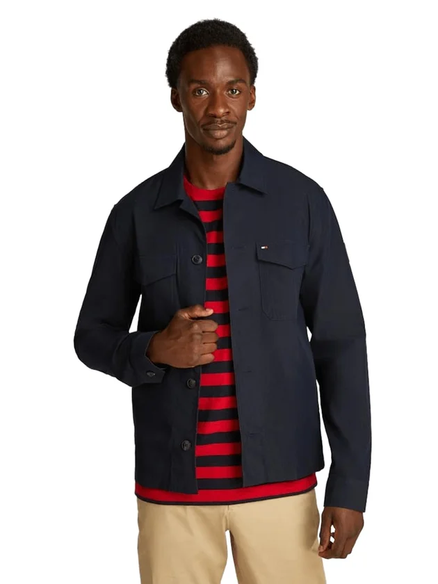 Cotton Nylon Shirt Jacket